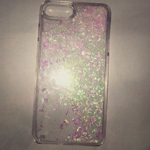 Water glitter I phone 6 7plus phone case